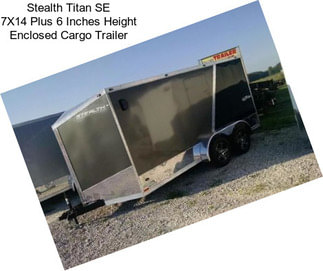 Stealth Titan SE 7X14 Plus 6 Inches Height Enclosed Cargo Trailer