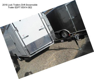 2018 Look Trailers Drift Snowmobile Trailer EDFT 85X14 SE2