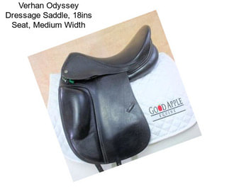 Verhan Odyssey Dressage Saddle, 18ins Seat, Medium Width