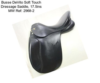 Busse DeVito Soft Touch Dressage Saddle, 17.5ins MW Ref: 2968-2