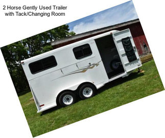 2 Horse Gently Used Trailer with Tack/Changing Room