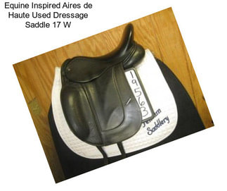 Equine Inspired Aires de Haute Used Dressage Saddle 17\