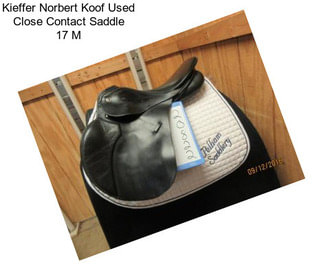 Kieffer Norbert Koof Used Close Contact Saddle 17 \