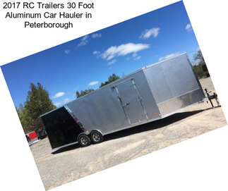 2017 RC Trailers 30 Foot Aluminum Car Hauler in Peterborough