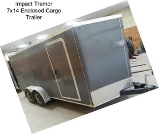 Impact Tremor 7x14 Enclosed Cargo Trailer