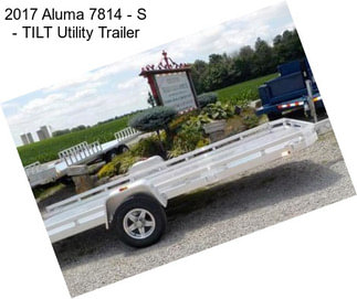 2017 Aluma 7814 - S - TILT Utility Trailer