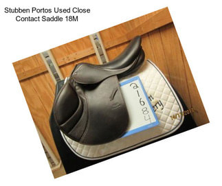 Stubben Portos Used Close Contact Saddle 18\