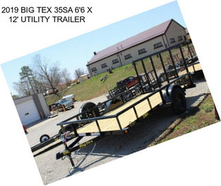 2019 BIG TEX 35SA 6\'6 X 12\' UTILITY TRAILER