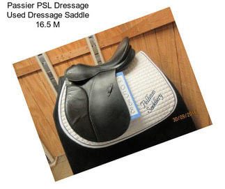 Passier PSL Dressage Used Dressage Saddle 16.5\
