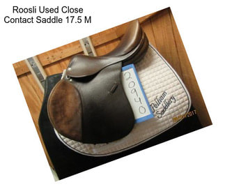 Roosli Used Close Contact Saddle 17.5 \