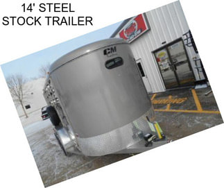 14\' STEEL STOCK TRAILER