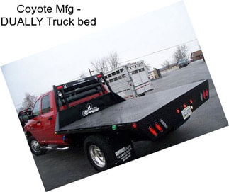 Coyote Mfg - DUALLY Truck bed