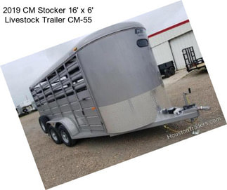 2019 CM Stocker 16\' x 6\' Livestock Trailer CM-55