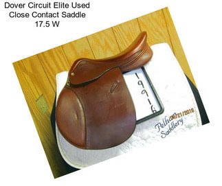 Dover Circuit Elite Used Close Contact Saddle 17.5 \