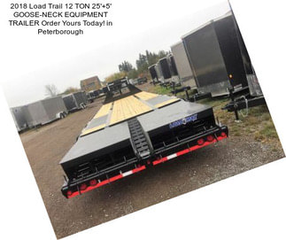 2018 Load Trail 12 TON 25\'+5\' GOOSE-NECK EQUIPMENT TRAILER Order Yours Today! in Peterborough