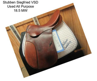 Stubben Siegfried VSD Used All Purpose 18.5\