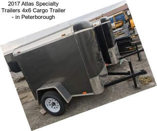 2017 Atlas Specialty Trailers 4x6 Cargo Trailer - in Peterborough