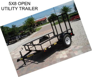 5X8 OPEN UTILITY TRAILER