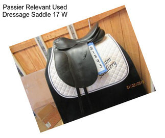 Passier Relevant Used Dressage Saddle 17\