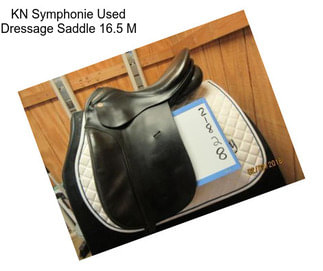 KN Symphonie Used Dressage Saddle 16.5\