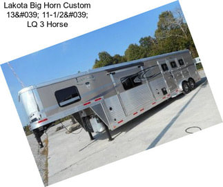 Lakota Big Horn Custom 13' 11-1/2' LQ 3 Horse
