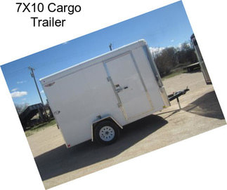 7X10 Cargo Trailer