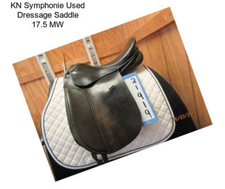 KN Symphonie Used Dressage Saddle 17.5\