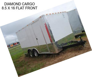 DIAMOND CARGO 8.5 X 16 FLAT FRONT