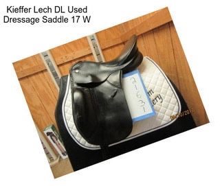 Kieffer Lech DL Used Dressage Saddle 17\