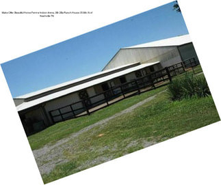 Make Offer. Beautiful Horse Farm w Indoor Arena, 3Br 2Ba Ranch House 35 Min. N of Nashville TN