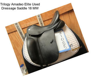 Trilogy Amadeo Elite Used Dressage Saddle 18\