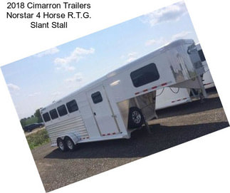 2018 Cimarron Trailers Norstar 4 Horse R.T.G. Slant Stall