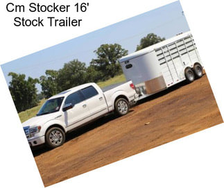 Cm Stocker 16\' Stock Trailer