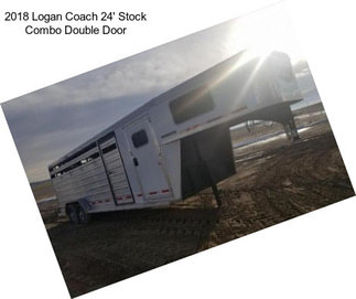 2018 Logan Coach 24\' Stock Combo Double Door