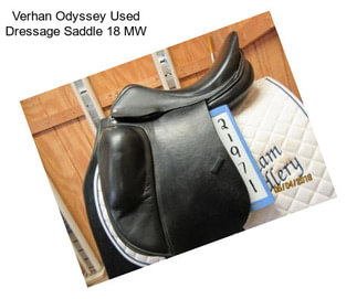 Verhan Odyssey Used Dressage Saddle 18\