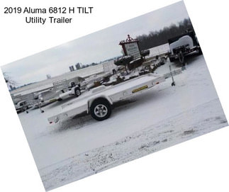 2019 Aluma 6812 H TILT Utility Trailer