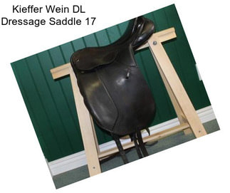 Kieffer Wein DL Dressage Saddle 17\