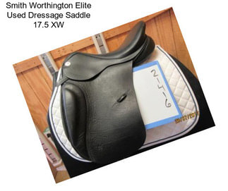 Smith Worthington Elite Used Dressage Saddle 17.5\