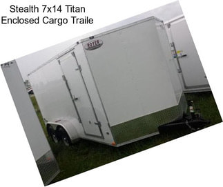 Stealth 7x14 Titan Enclosed Cargo Traile