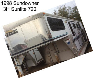 1998 Sundowner 3H Sunlite 720