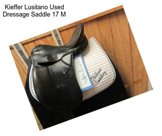 Kieffer Lusitano Used Dressage Saddle 17\