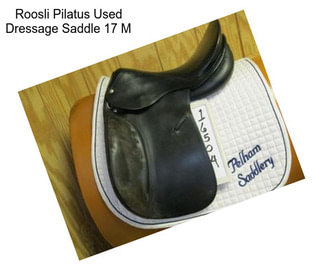 Roosli Pilatus Used Dressage Saddle 17\