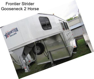 Frontier Strider Gooseneck 2 Horse