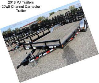 2018 PJ Trailers 20\'x5\