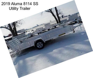 2019 Aluma 8114 SS Utility Trailer