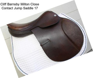 Cliff Barnsby Milton Close Contact Jump Saddle 17\