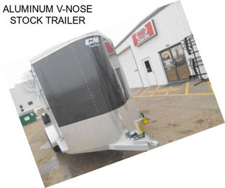 ALUMINUM V-NOSE STOCK TRAILER