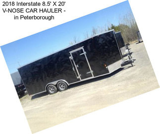 2018 Interstate 8.5\' X 20\' V-NOSE CAR HAULER - in Peterborough