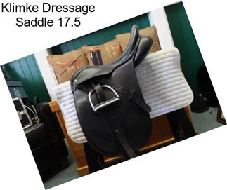 Klimke Dressage Saddle 17.5\