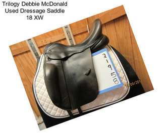 Trilogy Debbie McDonald Used Dressage Saddle 18\